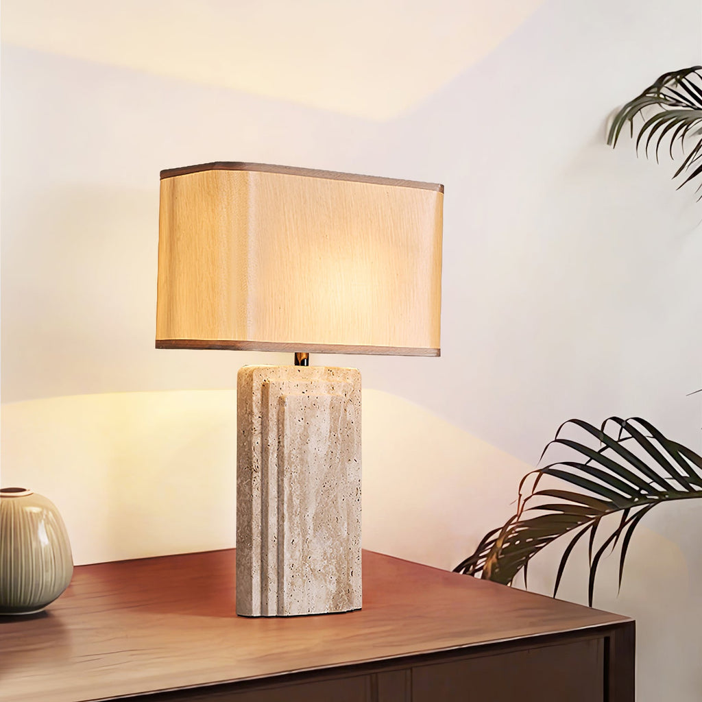 arco-travertine-table-lamp-anzaz-Yellow Travertine & Beige-4