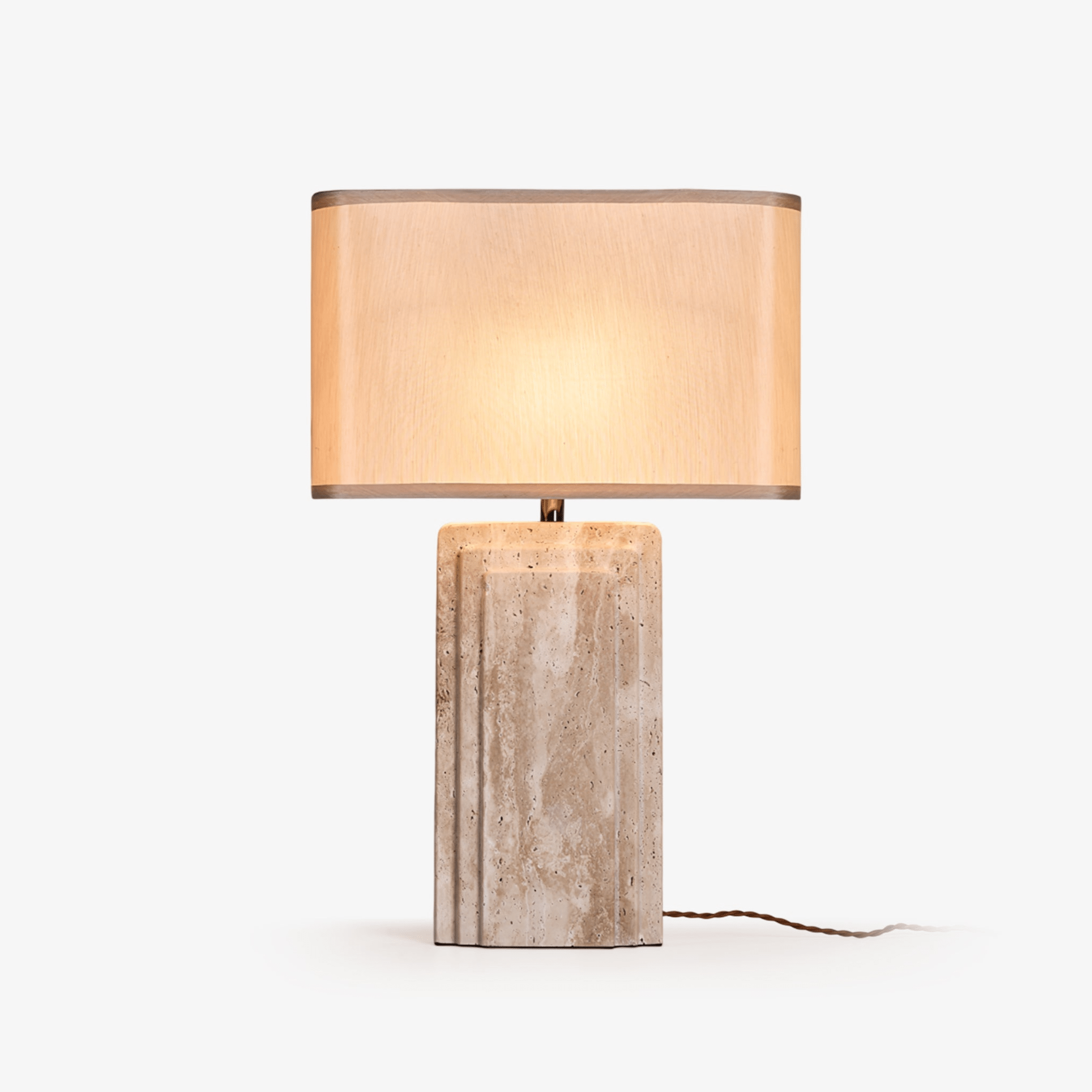 arco-travertine-table-lamp-anzaz-Yellow Travertine & Beige-1
