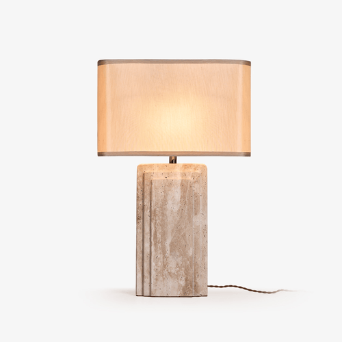 arco-travertine-table-lamp-anzaz-Yellow Travertine & Beige-1