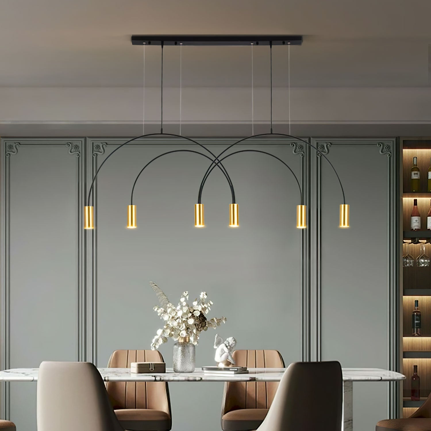 arcs-pendant-light-anzaz-Gold & Black-2