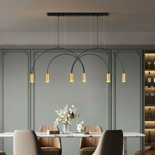 arcs-pendant-light-anzaz-Gold & Black-2