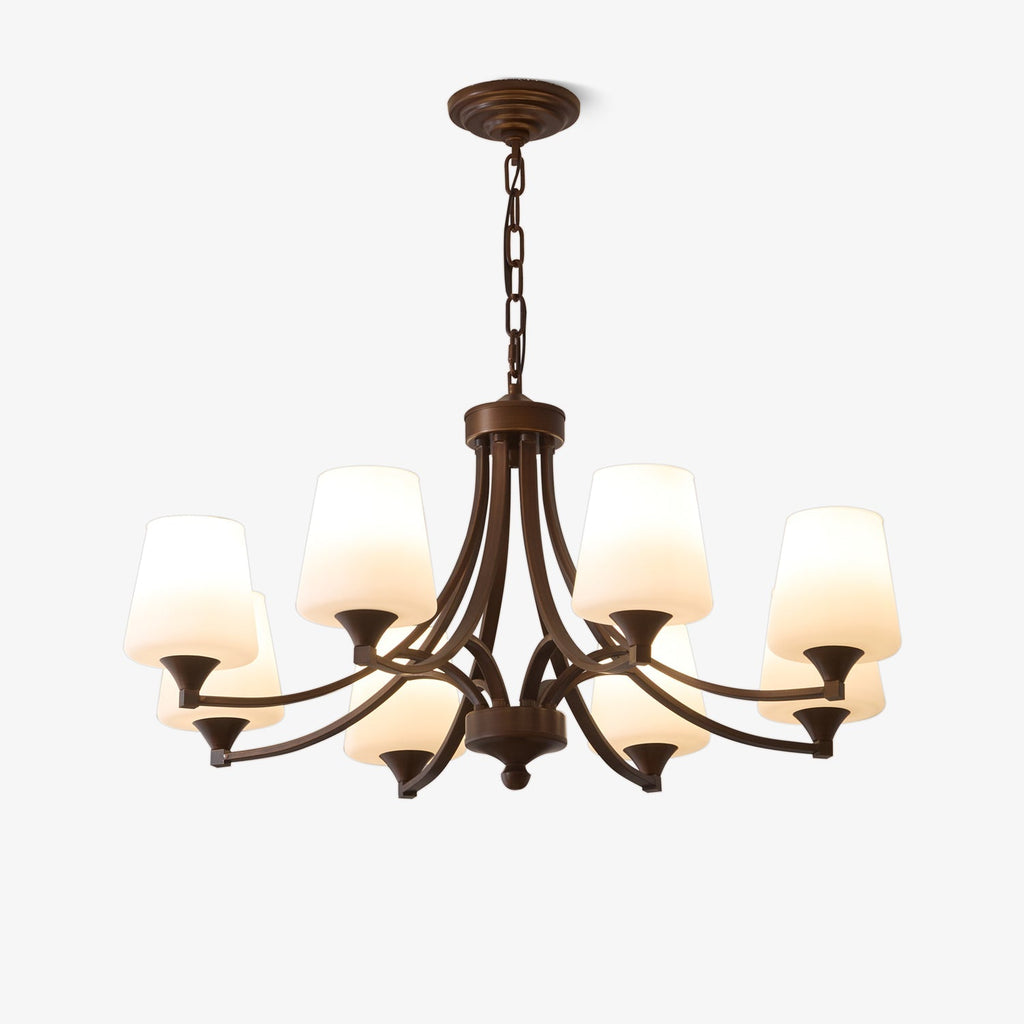 ardena-classic-chandelier-anzaz-Dark brown & White-1