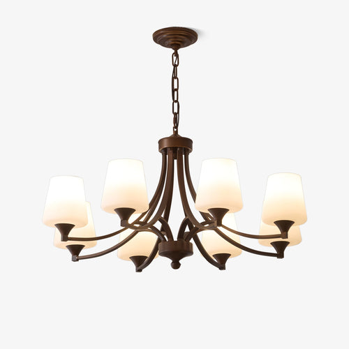 ardena-classic-chandelier-anzaz-Dark brown & White-1