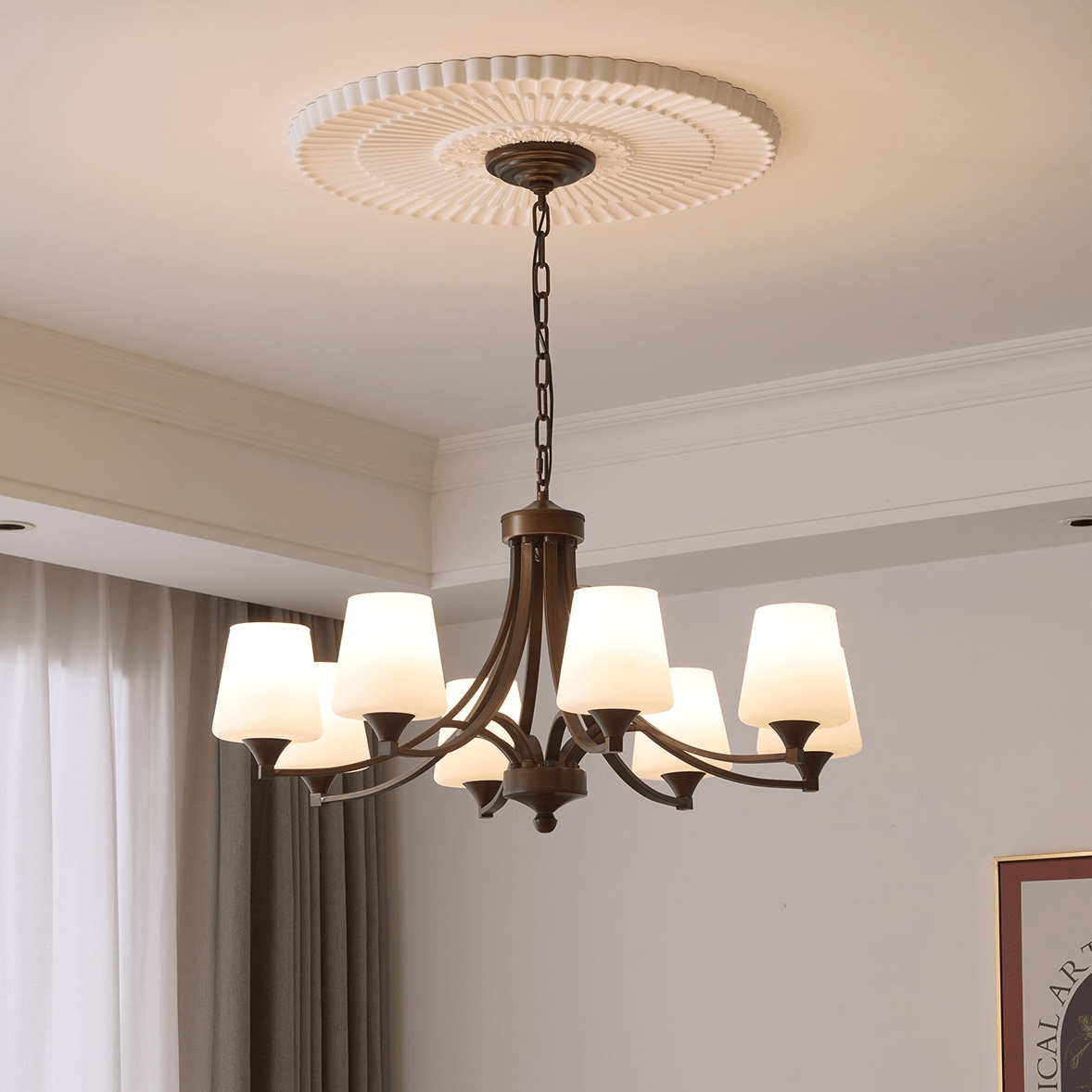 ardena-classic-chandelier-anzaz-Dark brown & White-2