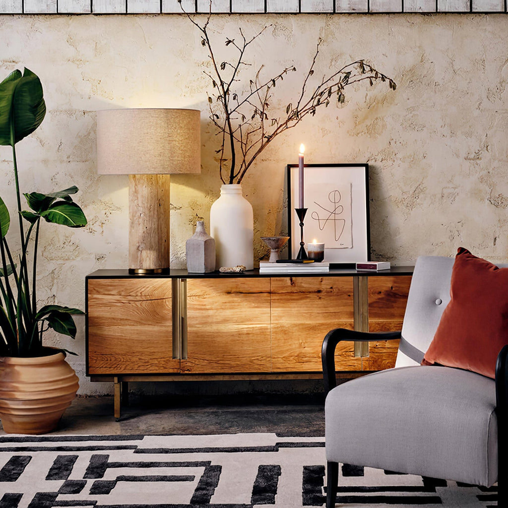 aria-stone-table-lamp-anzaz-Yellow Travertine & Black-5