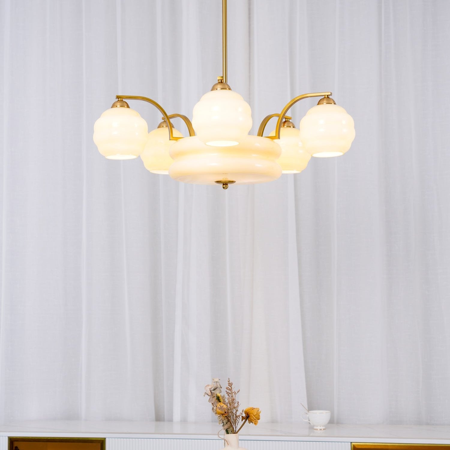 art-deco-vintage-chandelier-anzaz-Chrome+White-8