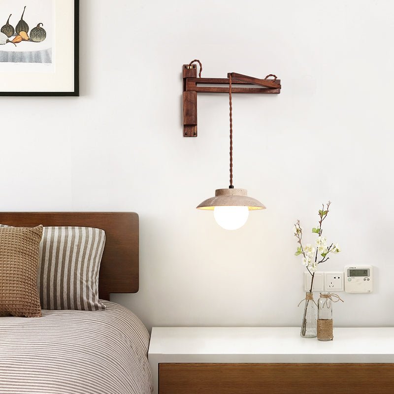 artisan-arc-wall-lamp-anzaz-Walnut Color & Yellow Travertine-2