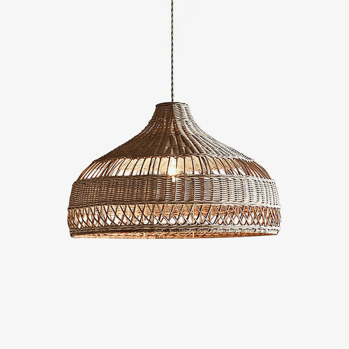 artisanal-rattan-dome-pendant-lamp-anzaz-Natural rattan-1