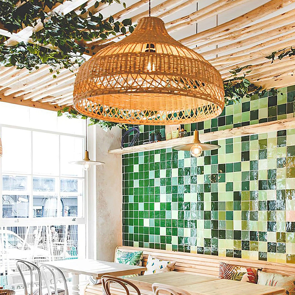 artisanal-rattan-dome-pendant-lamp-anzaz-Natural rattan-3
