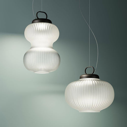 artistic-gourd-pendant-light-anzaz-Black & Transparent-2
