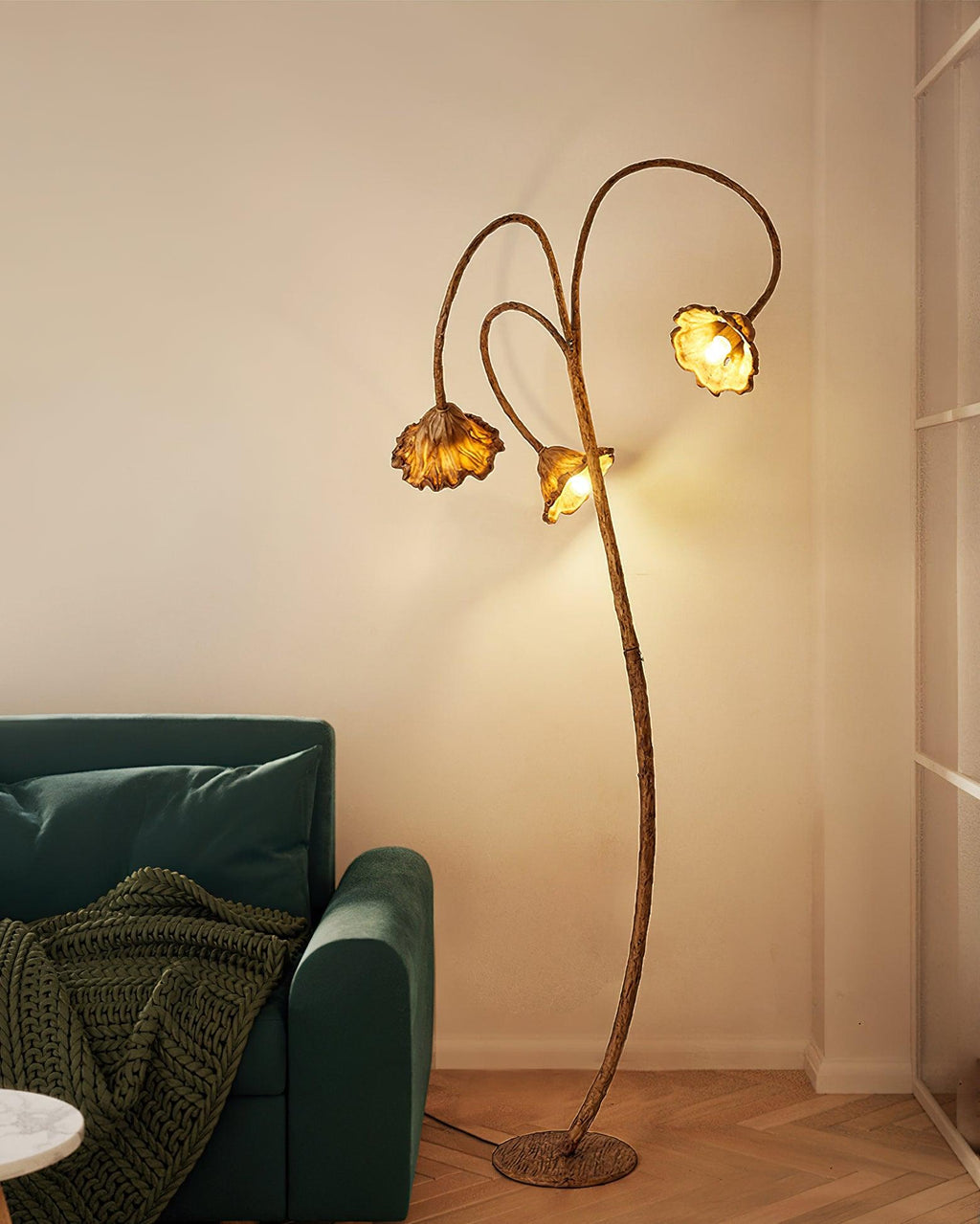 artistic-lotus-leaf-floor-lamp-anzaz--13