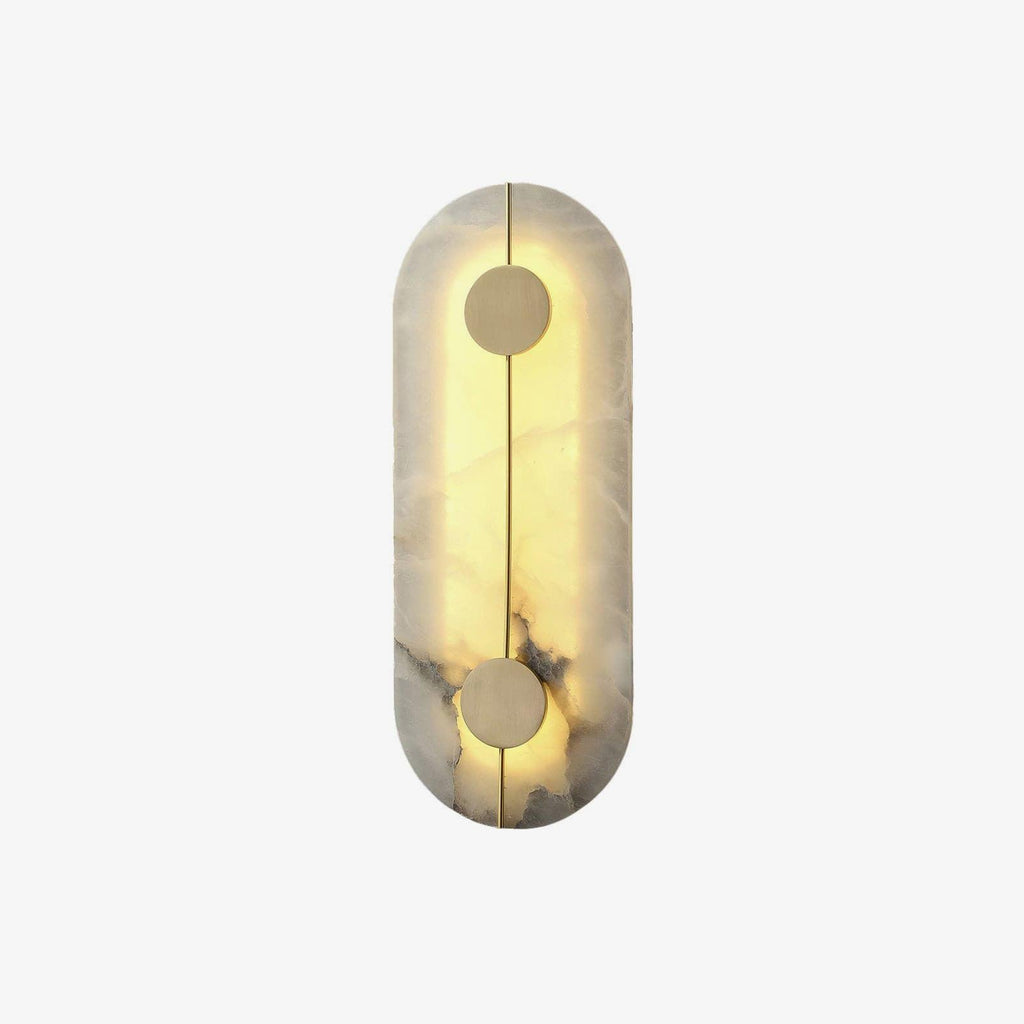 artistic-alabaster-wall-lamp-anzaz-White & Brass-1