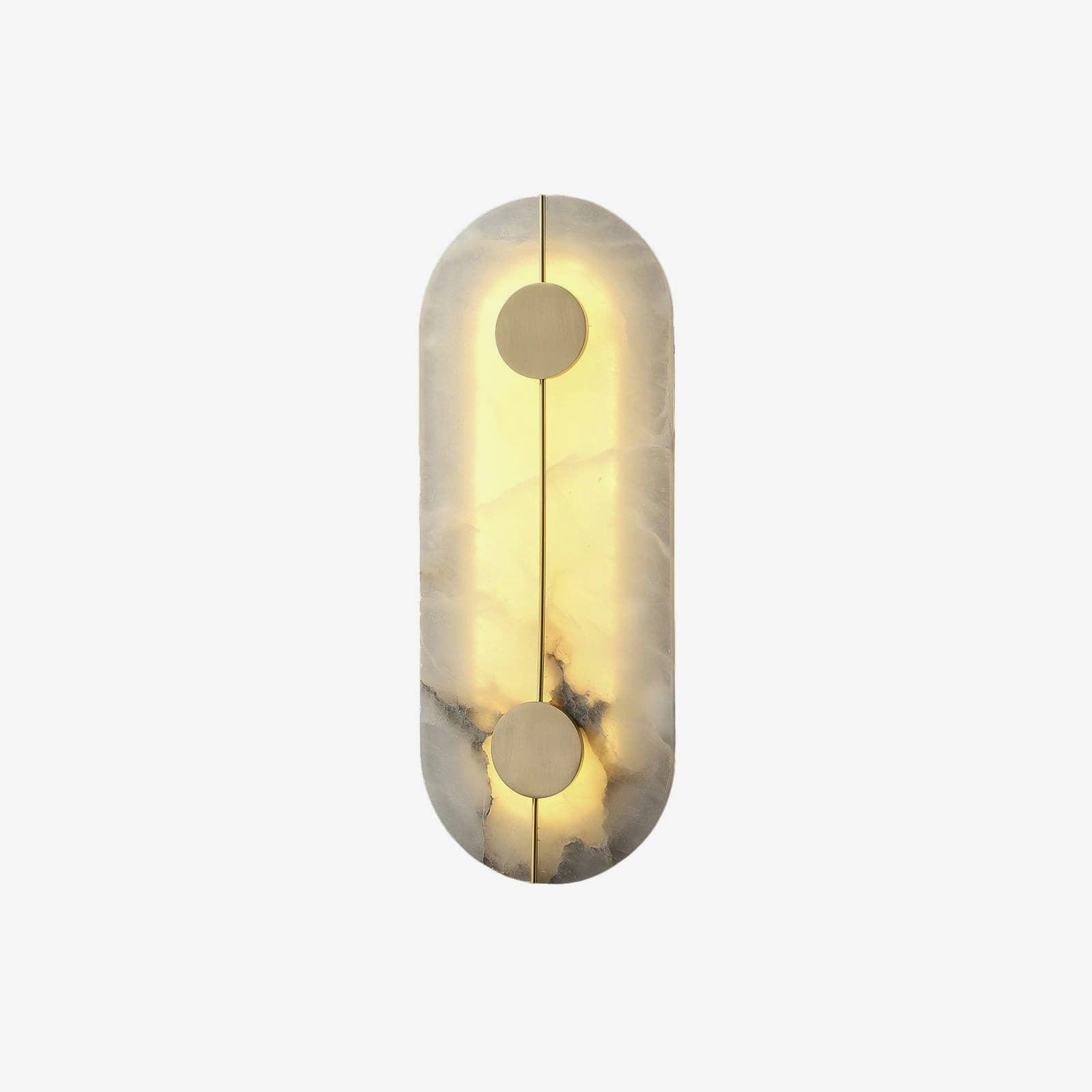 artistic-alabaster-wall-lamp-anzaz-White & Brass-1