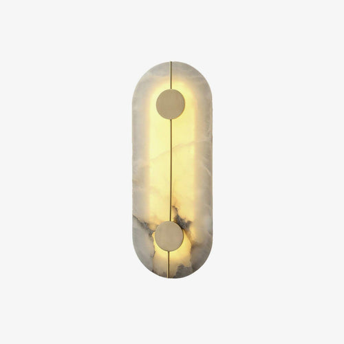 artistic-alabaster-wall-lamp-anzaz-White & Brass-1