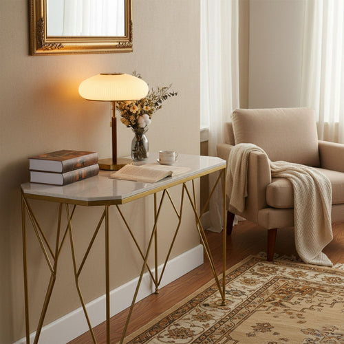 arvia-table-lamp-anzaz-Walnut Wood & Gold & White-2