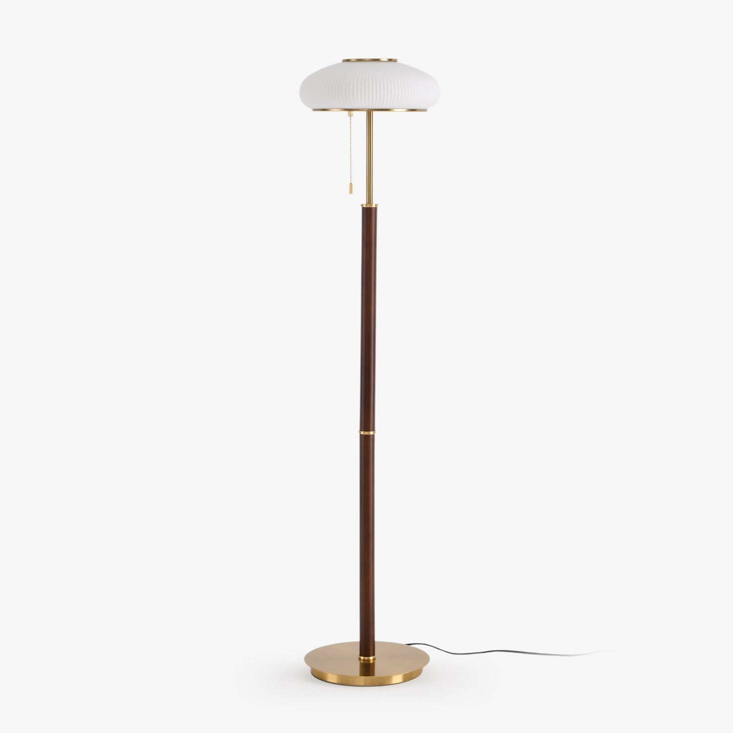 arvia-floor-lamp-anzaz-Walnut Wood & White & Gold-1