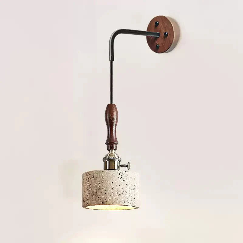 arvilo-wall-lamp-anzaz-Yellow& Travertine & Dark walnut-3