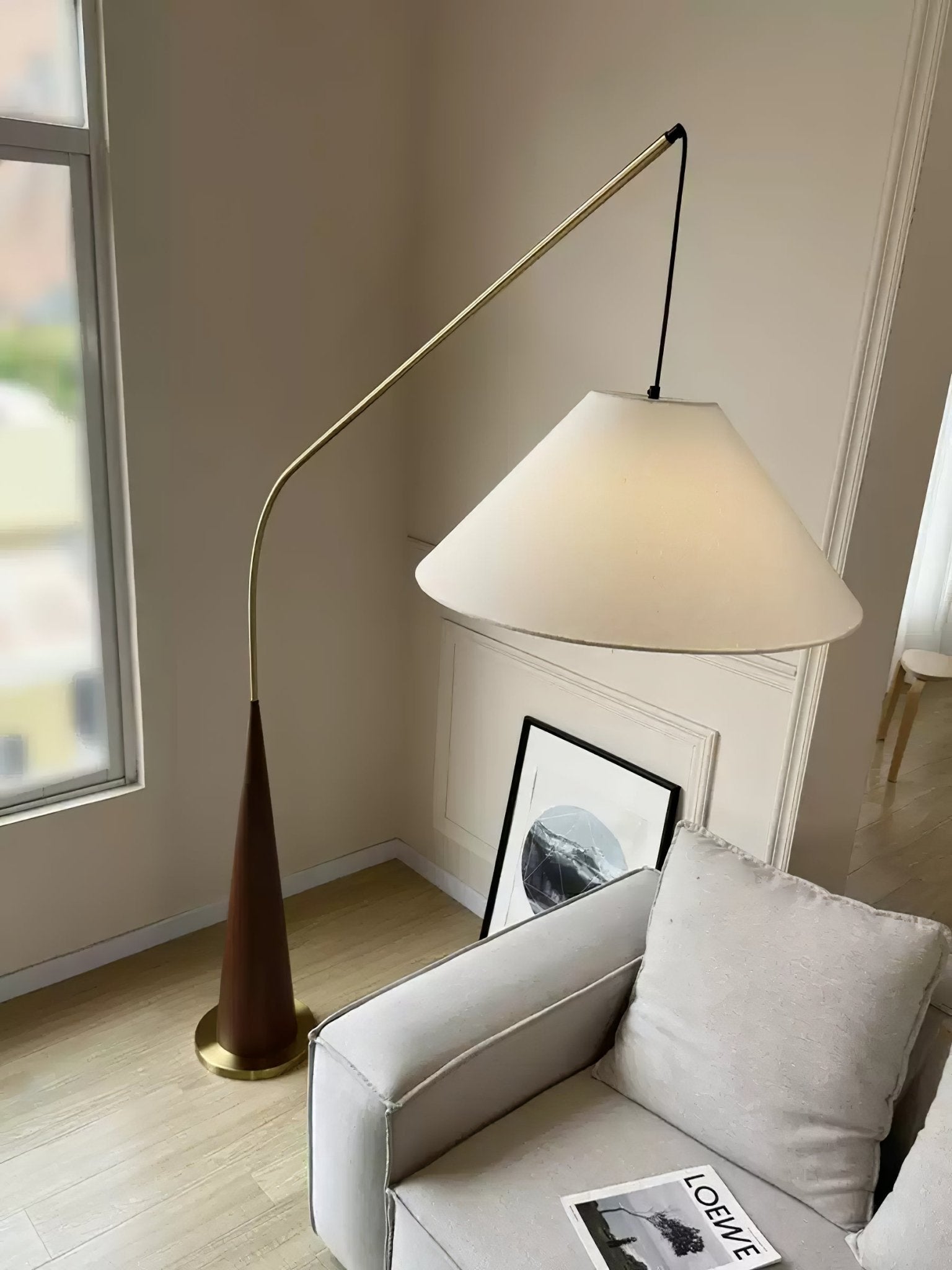 arvo-arc-floor-lamp-anzaz-Walnut Wood Grain Hydroprinting-6