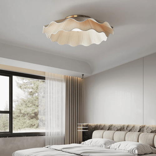 arwen-fabric-wave-ceiling-lamp-anzaz-Brass & Beige-2