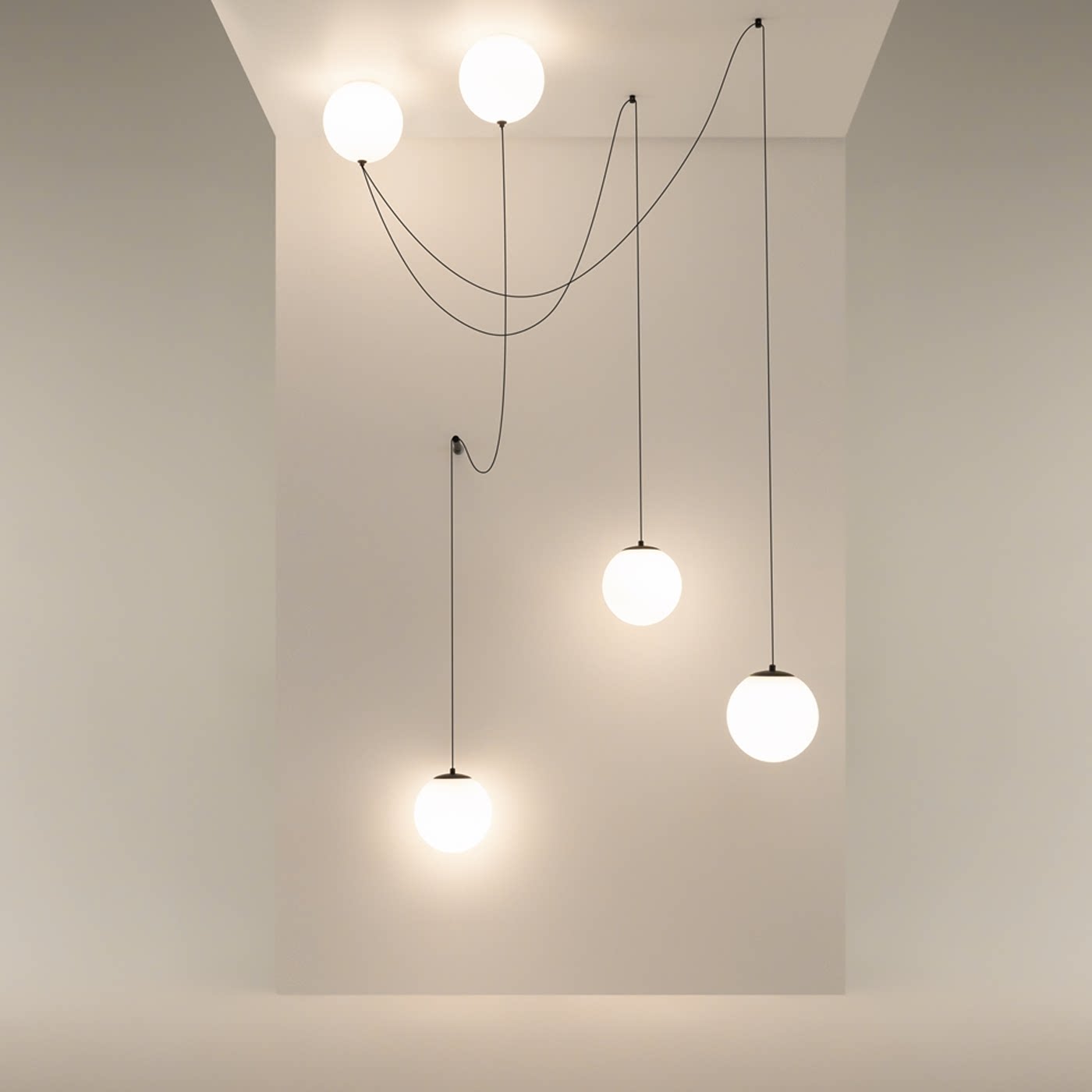 asteris-multi-globe-pendant-lamp-anzaz-Black & White-3