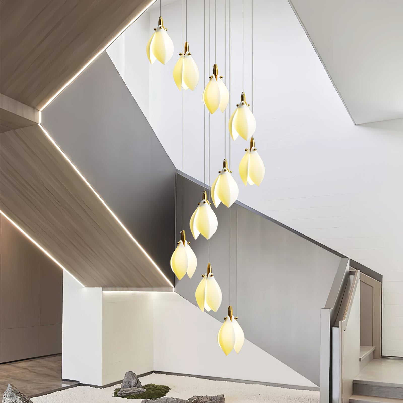 astralis-bloom-chandelier-anzaz-Gold & White-8