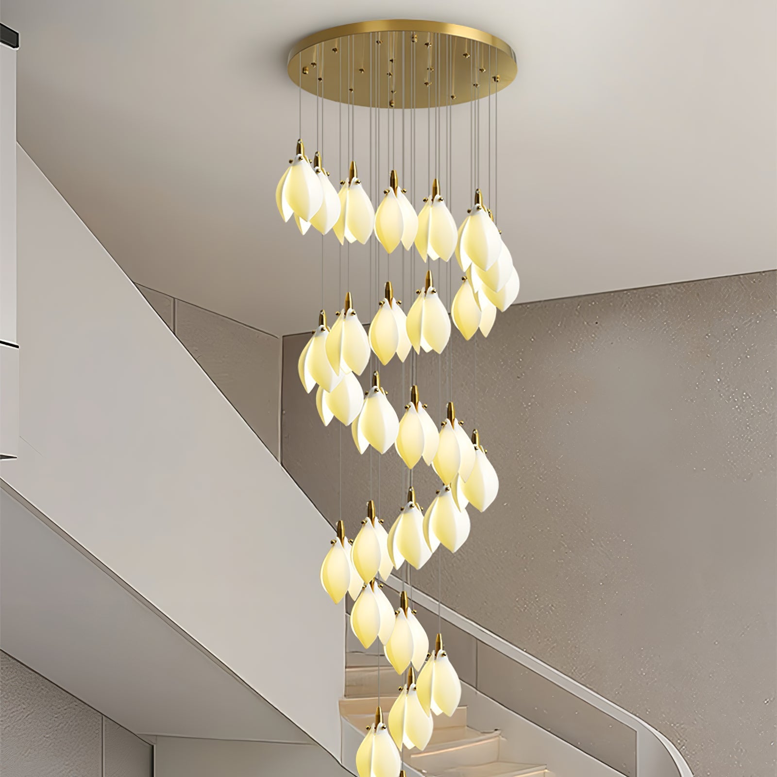 astralis-bloom-chandelier-anzaz-Gold & White-3