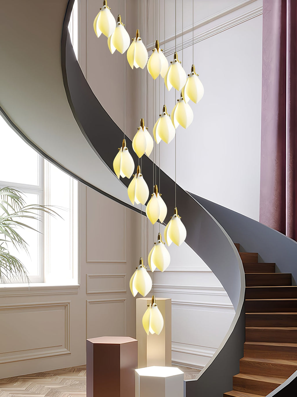 astralis-bloom-chandelier-anzaz-Gold & White-13