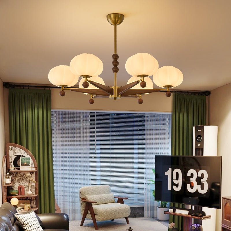 astrid-bloom-chandelier-anzaz-Walnut Color & Gold & White-2