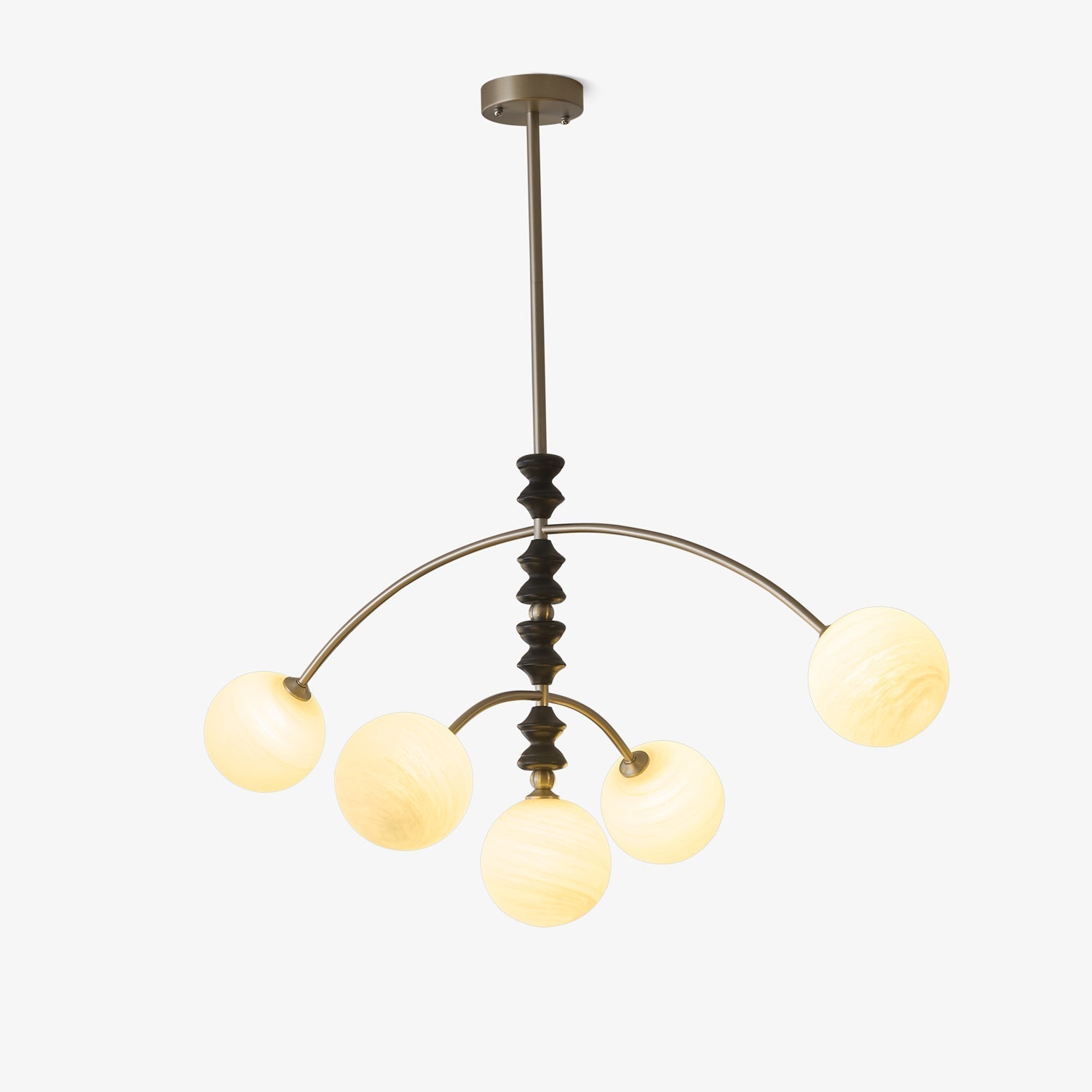 astrium-arc-chandelier-anzaz-Dark walnut & Nickel & White-1