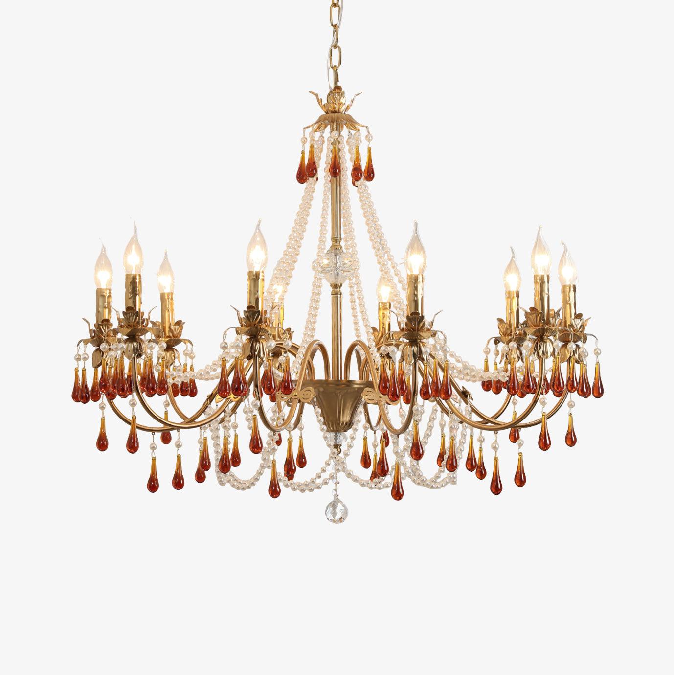 aureate-amber-crystal-chandelier-anzaz-Brass & Amber-1