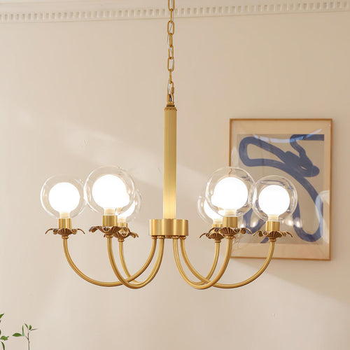 aureate-radiance-glass-chandelier-anzaz-Brass & Clear-2