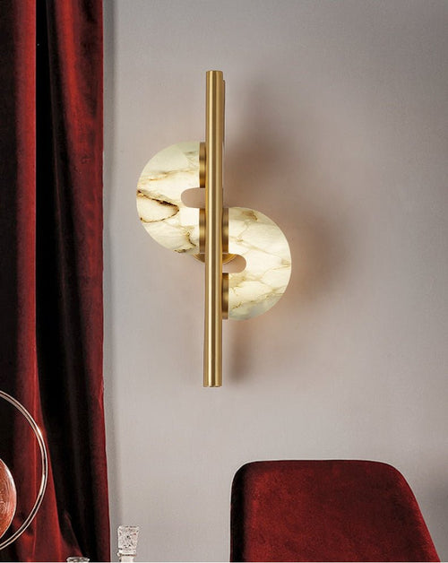 aurelia-dual-disc-sconce-anzaz-Black & White-2