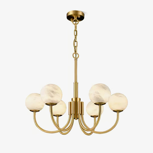 aurelian-alabaster-globe-chandelier-anzaz-Brass & White-1