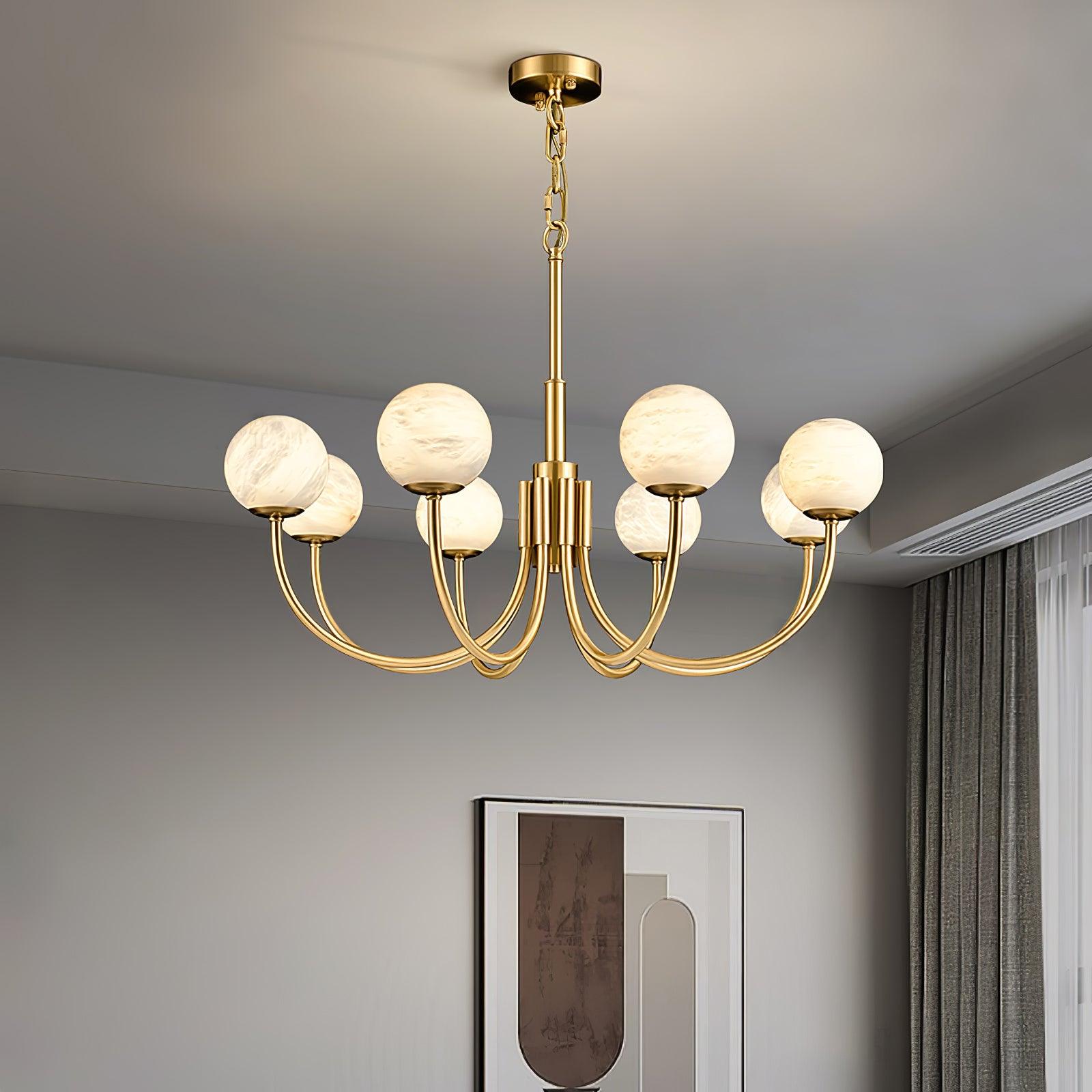 aurelian-alabaster-globe-chandelier-anzaz-Brass & White-6
