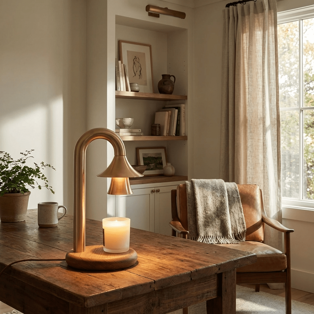 aurelio-candle-warmer-lamp-anzaz-Wood Color & Gold-4
