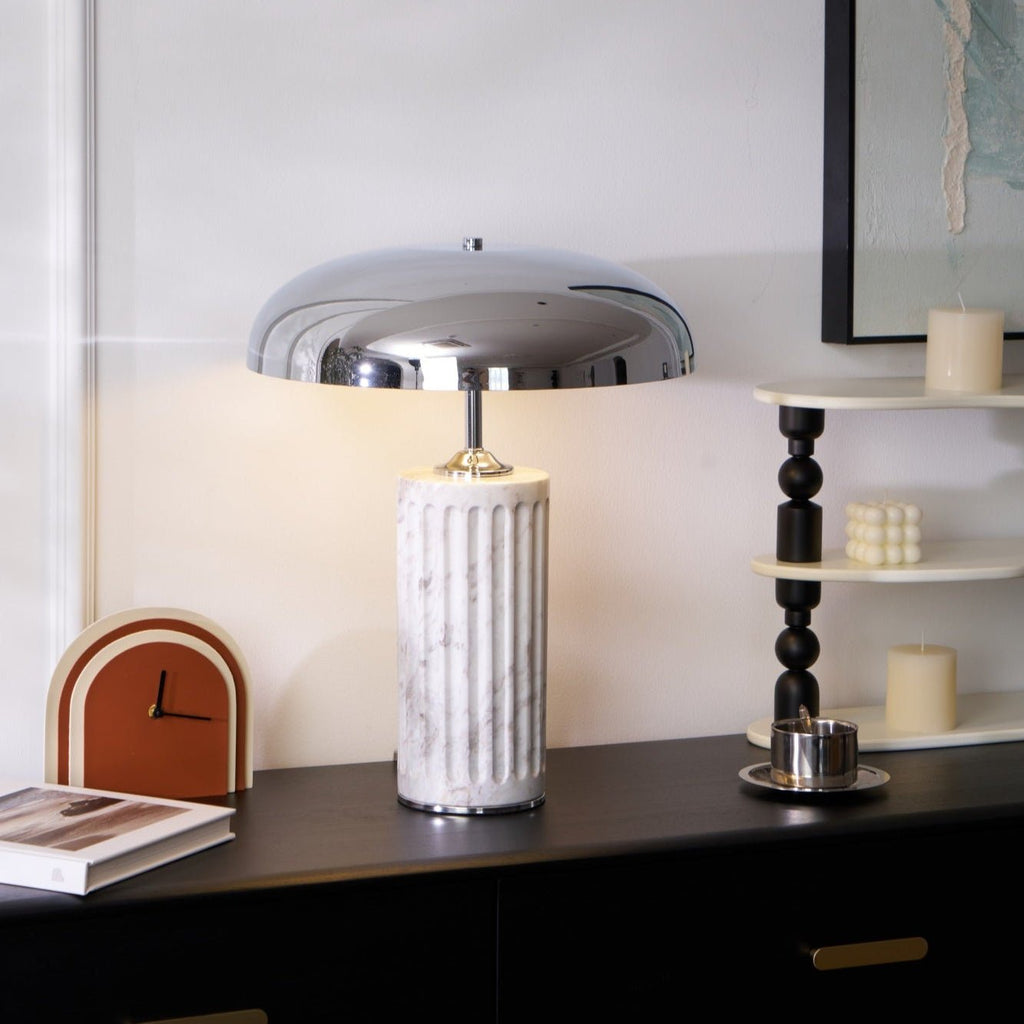 aurelio-dome-table-lamp-anzaz-White & Chrome-3