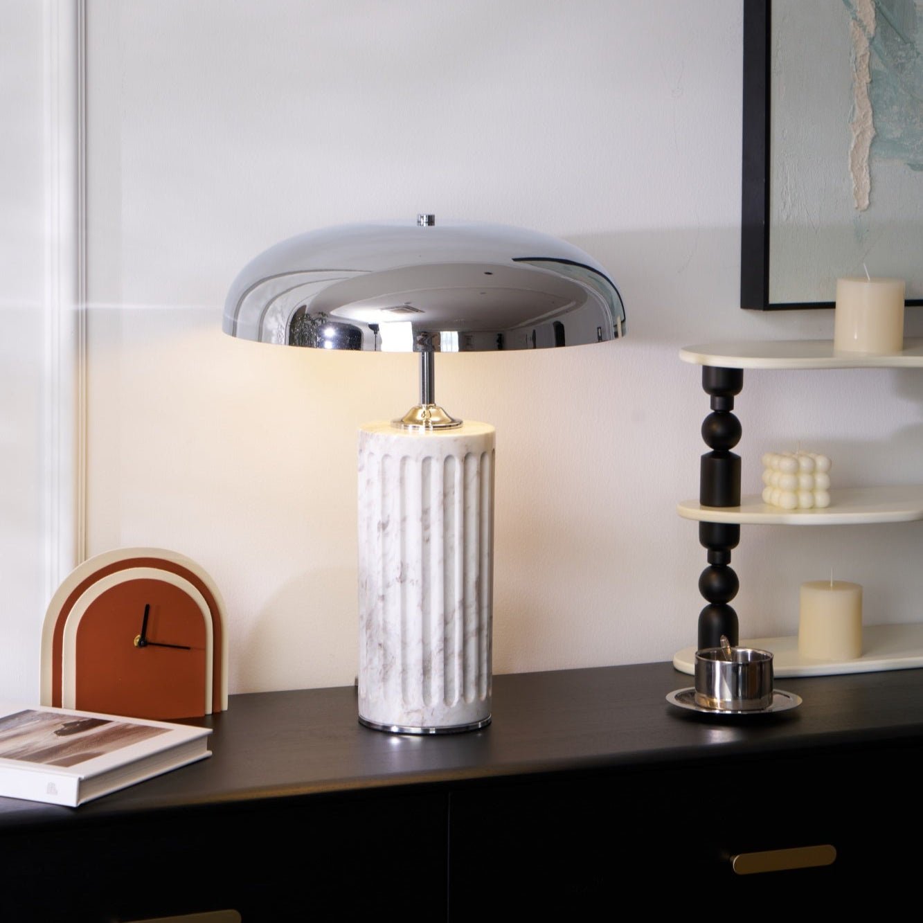 aurelio-dome-table-lamp-anzaz-White & Chrome-3
