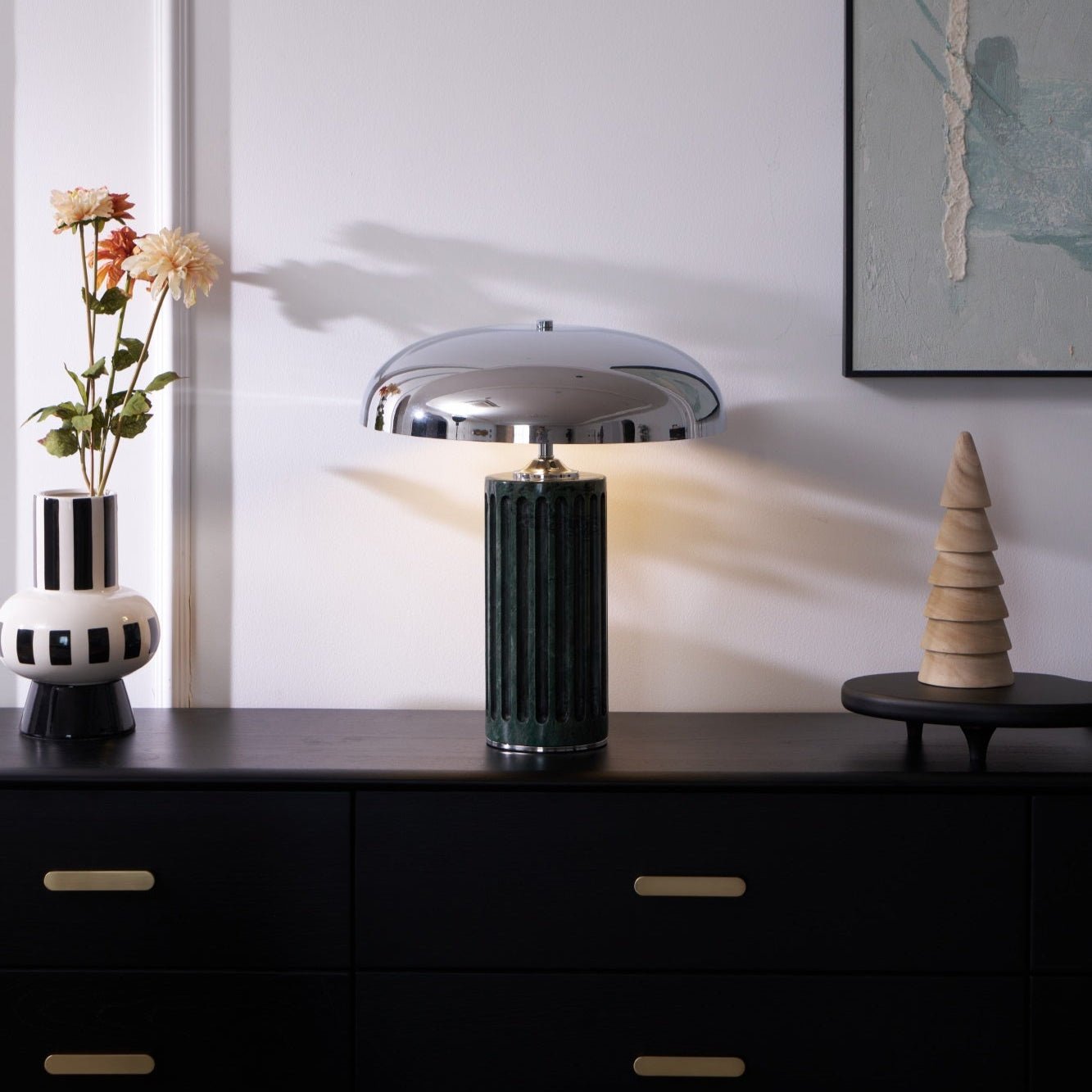 aurelio-dome-table-lamp-anzaz-Green & Chrome-5