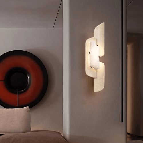 aurellin-sconce-anzaz-White Alabaster & Beige-2