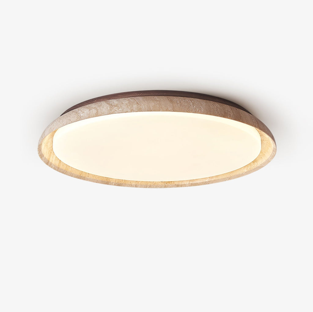 aureum-edge-ceiling-light-anzaz-Yellow Travertine & Walnut Color-1