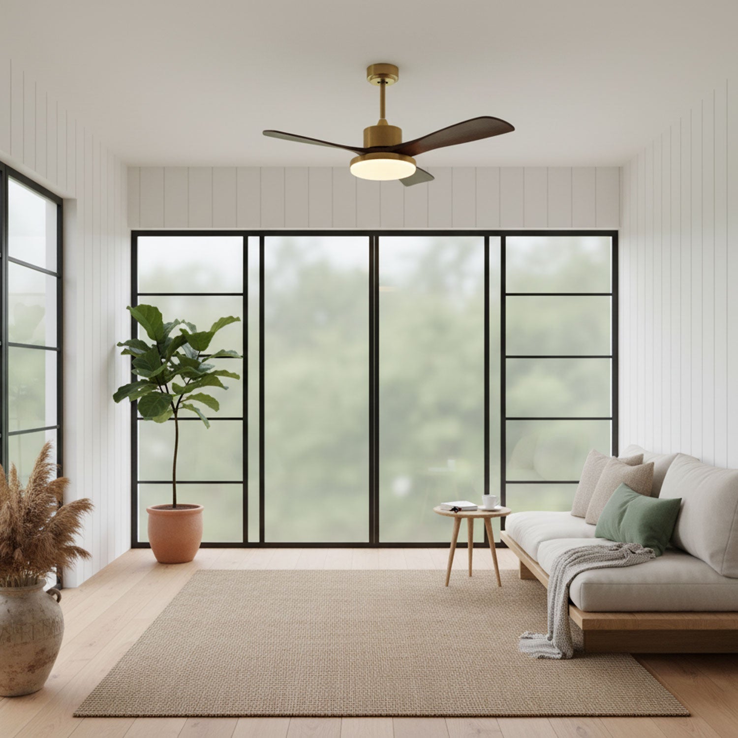 aurevo-ceiling-fan-light-anzaz-Walnut Wood Color & Gold-3