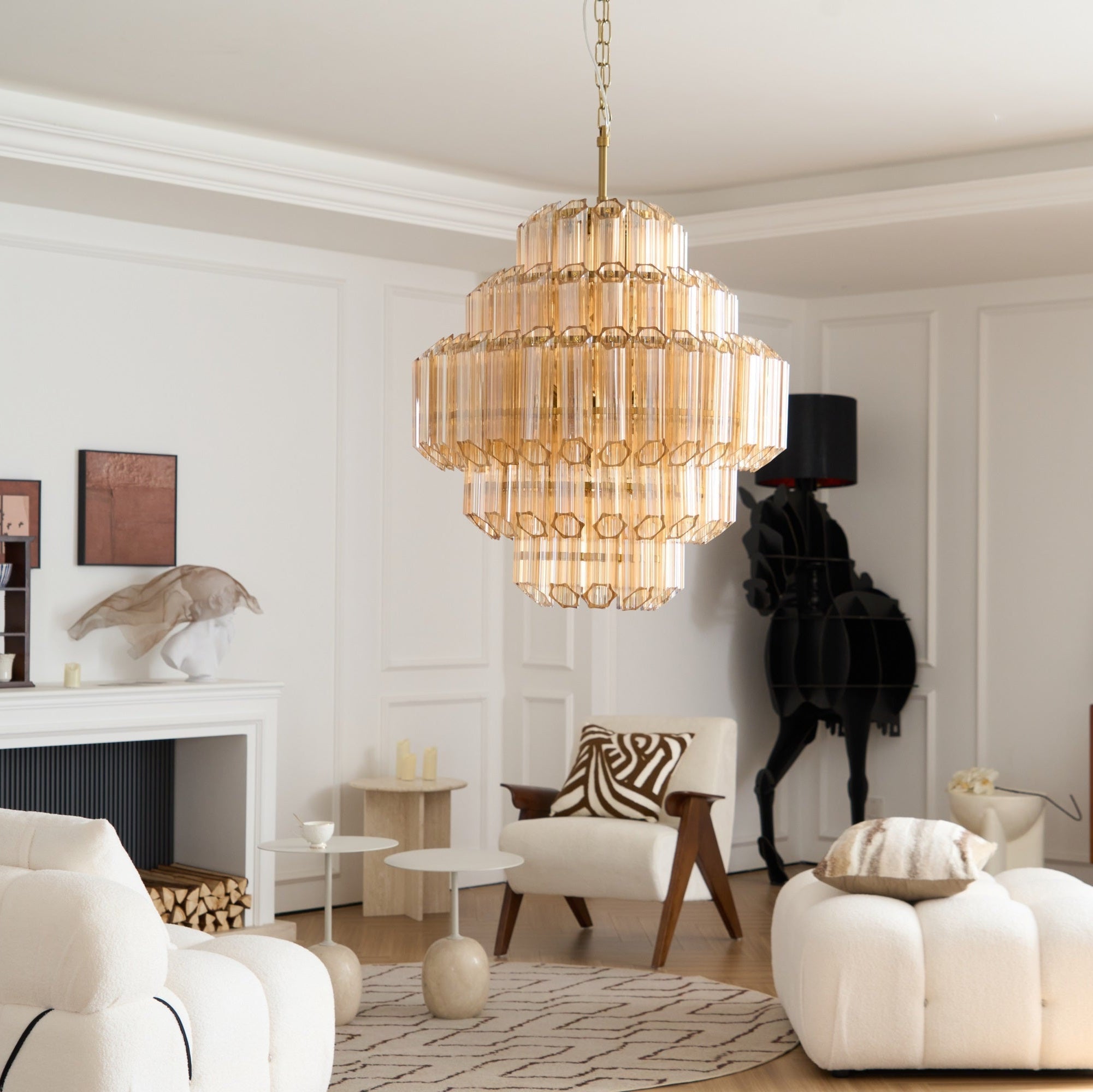 aurum-cascade-murano-chandelier-anzaz-Gold & Amber-5