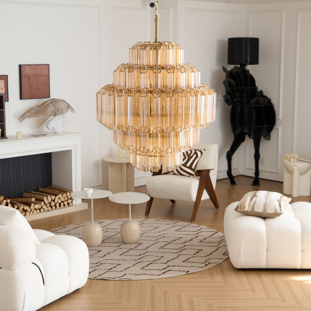 aurum-cascade-murano-chandelier-anzaz-Nickel & Clear-4