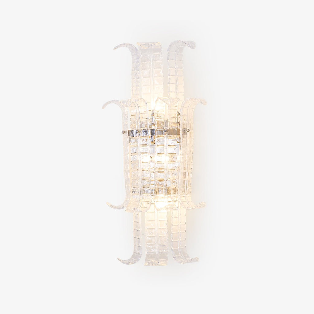 aveline-murano-glass-wall-sconce-anzaz-Chrome & Clear-1