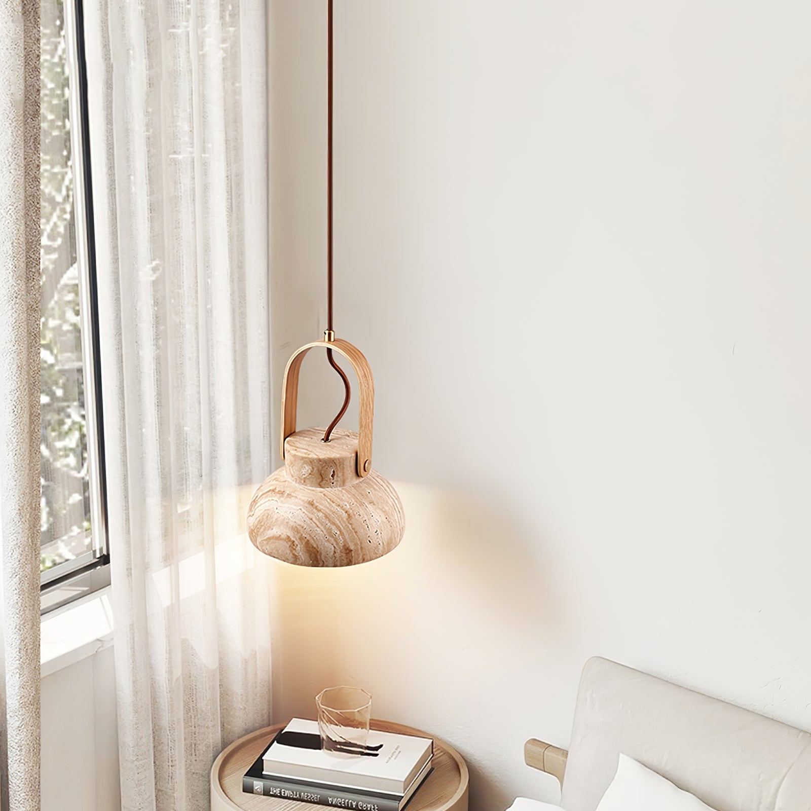 aveline-travertine-pendant-light-anzaz-Wood Color & Yellow Travertine-3