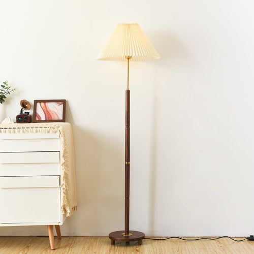 axya-vintage-pleated-floor-lamp-anzaz-Walnut Color & Beige-2
