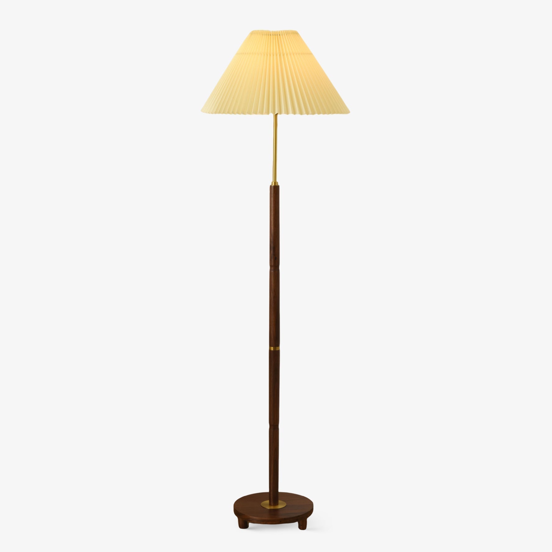 axya-vintage-pleated-floor-lamp-anzaz-Walnut Color & Beige-1
