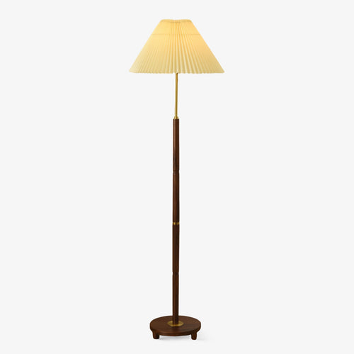 axya-vintage-pleated-floor-lamp-anzaz-Walnut Color & Beige-1