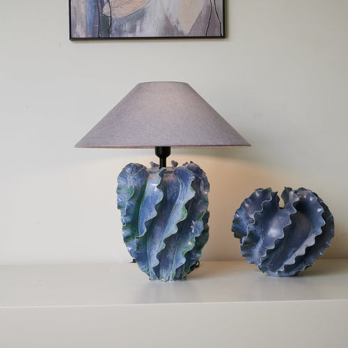azure-wave-table-lamp-anzaz-Blue & Grey-2