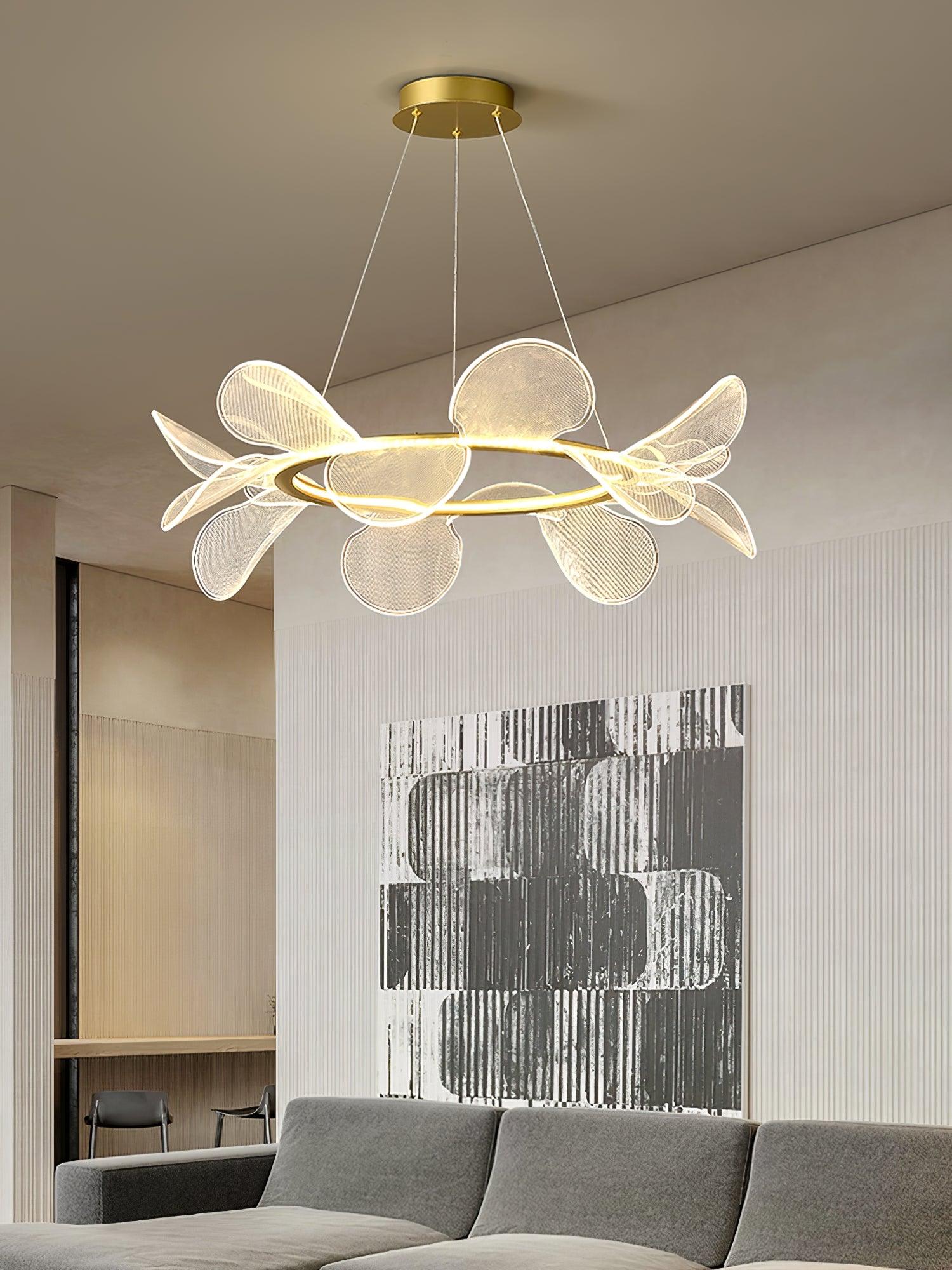 bain-flying-flowers-chandelier-anzaz-Gold & Transparent-9